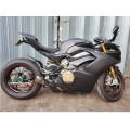Carbonvani - Ducati Panigale V4 / S / Speciale "STEALTH" Design Carbon Fiber Full Fairing Kit - ROAD VERSION (8 pieces) Carbonvani - Ducati Panigale V4 / S / Speciale "STEALTH" Design Carbon Fiber Full Fairing Kit - ROAD VERSION (8 pieces)